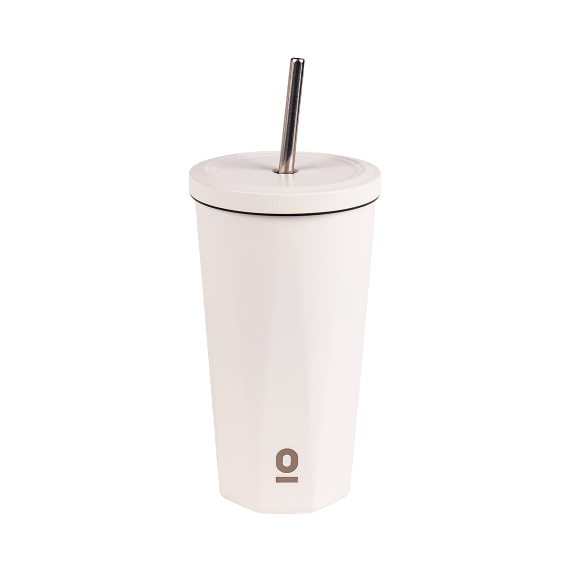 Beyaz Pipetli Mug Termos 500 ml No:81