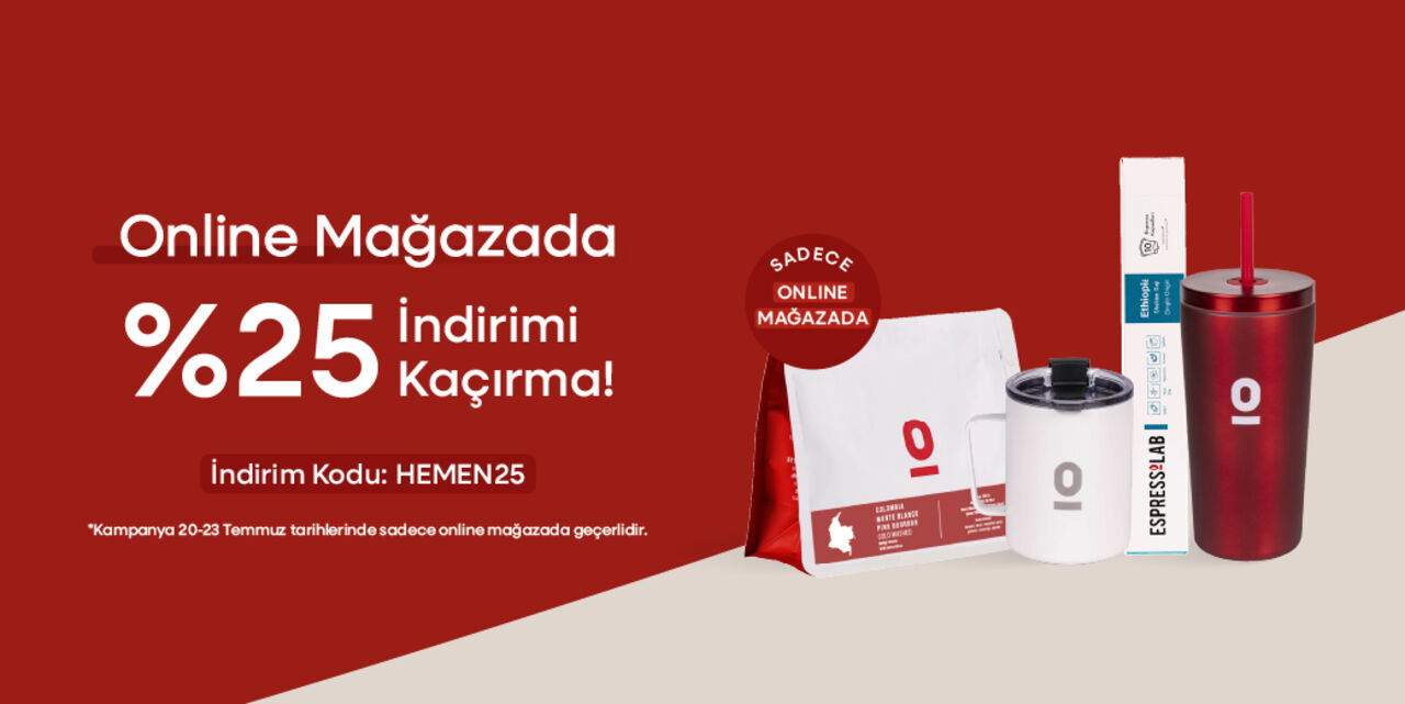 Online Mağamızda %25 İndirim!
